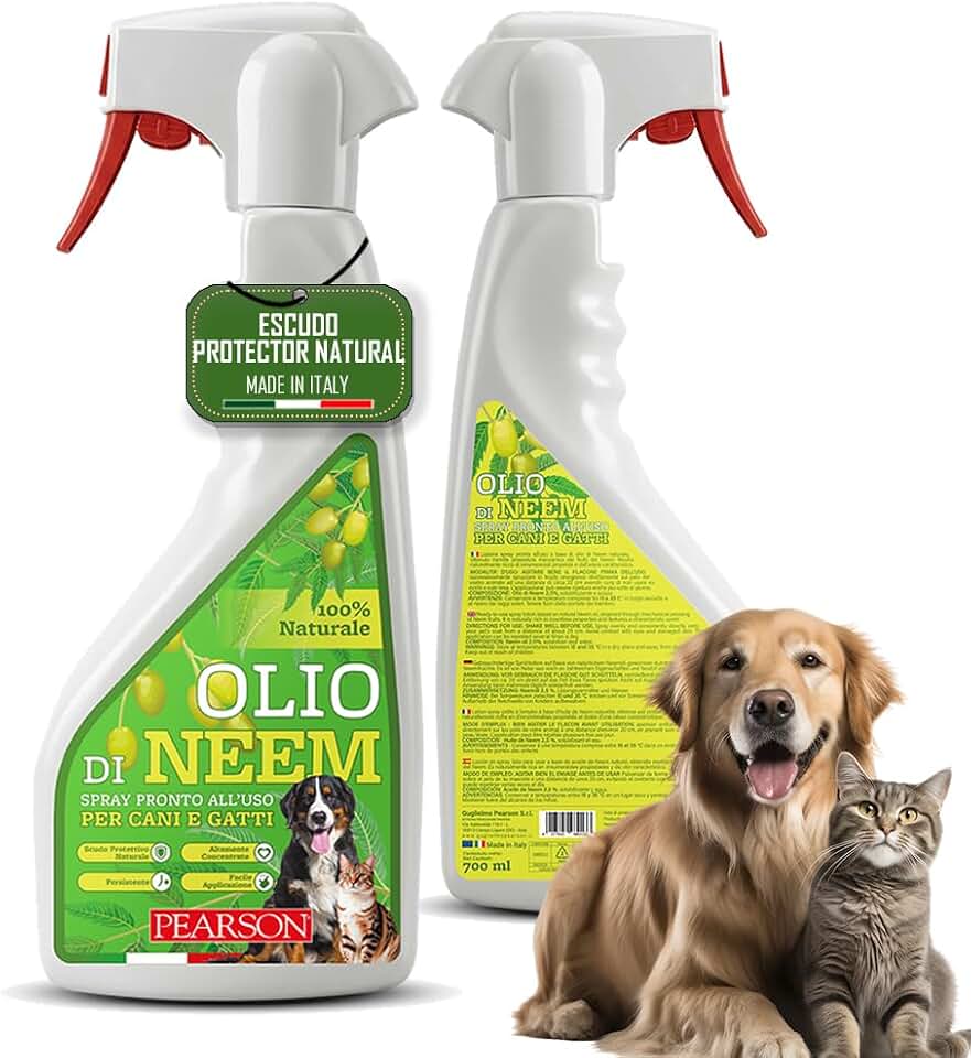Pearson aceite de neem para perros y gatos