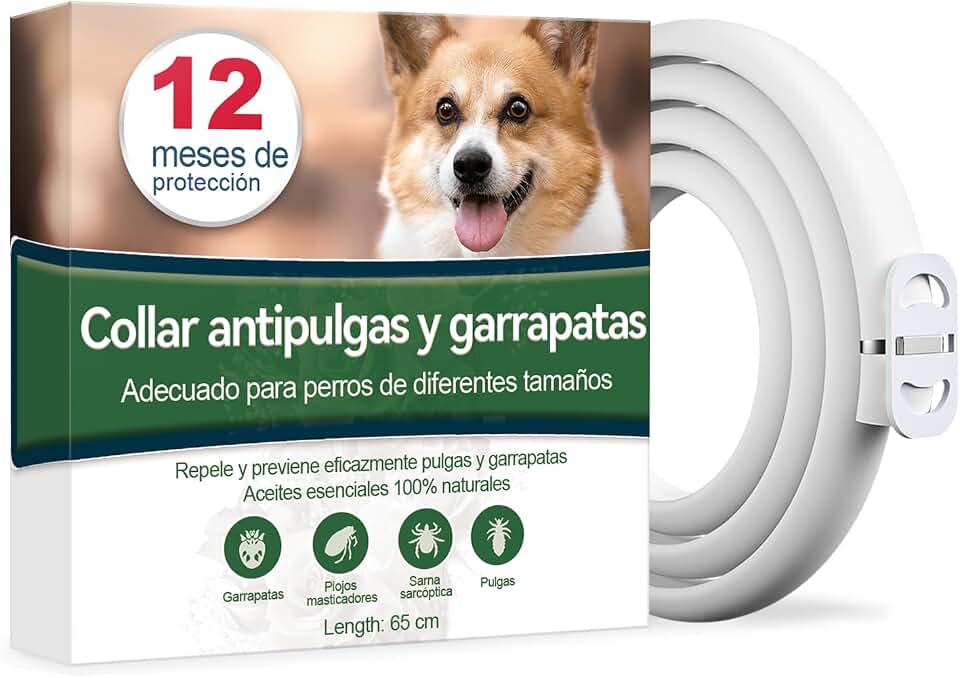 Collar antipulgas 12 meses