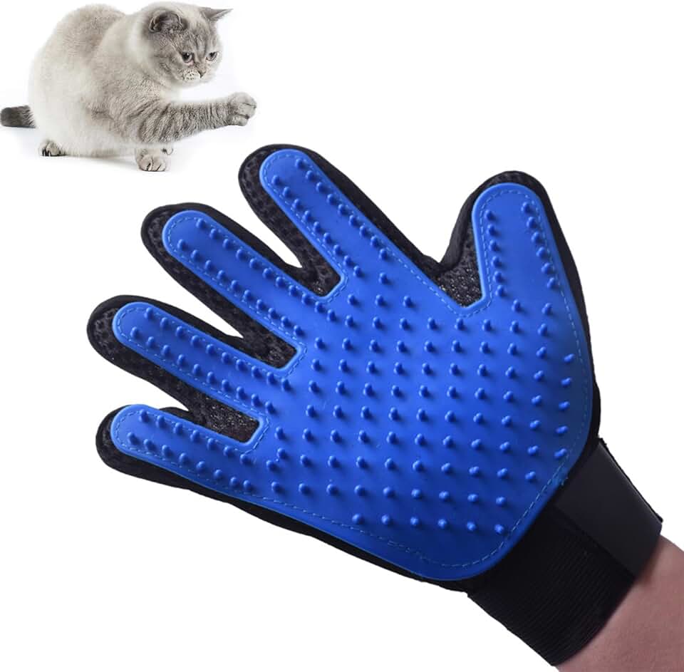 Guante de Baño y Quitapelos de Silicona para Gatos