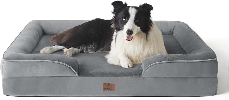 Bedsure Sofá Ortopédico Grande Impermeable Viscoelástico