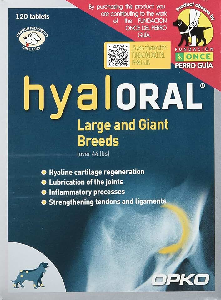 Hyaloral 10x12=120 comp para Perros de Razas Grandes