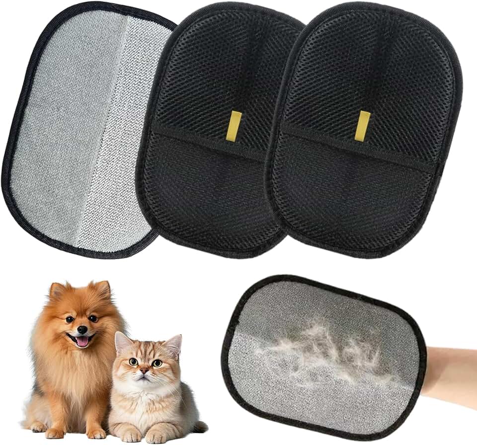 WiseJoy 3 Piezas Quitapelos para Mascotas