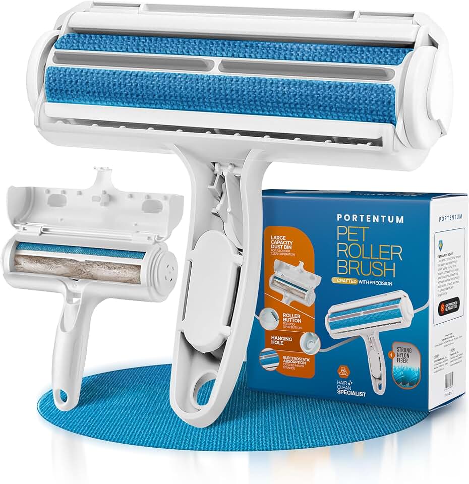 PORTENTUM Quitapelos Lavable y Reutilizable para Perros