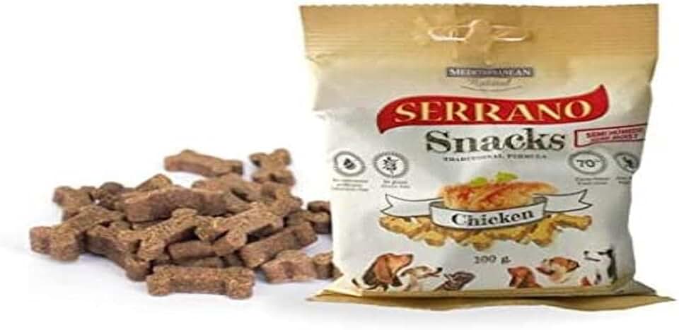Mediterranean Natural Snacks Serrano de pollo para perros