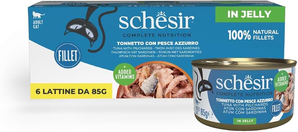 Schesir Atún con Pescado Azul en Gelatina