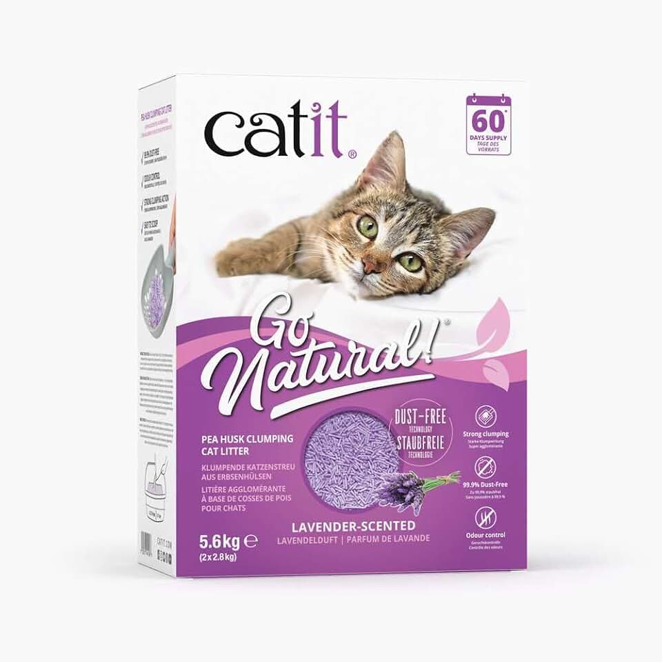 Catit Go Natural Arena de cáscara de guisante