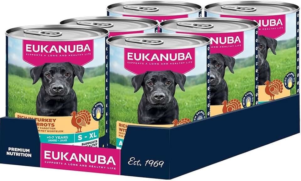 Eukanuba Comida Húmeda Perros Adultos con Pavo y Zanahoria