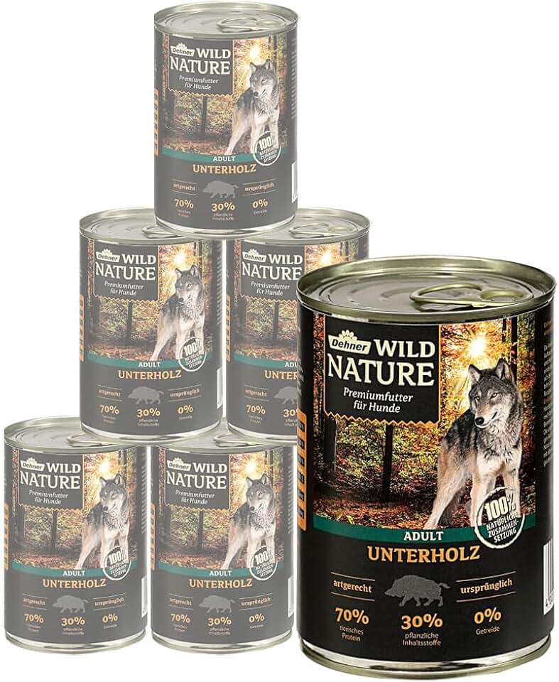 Dehner Wild Nature Comida Húmeda Perros sin Cereales