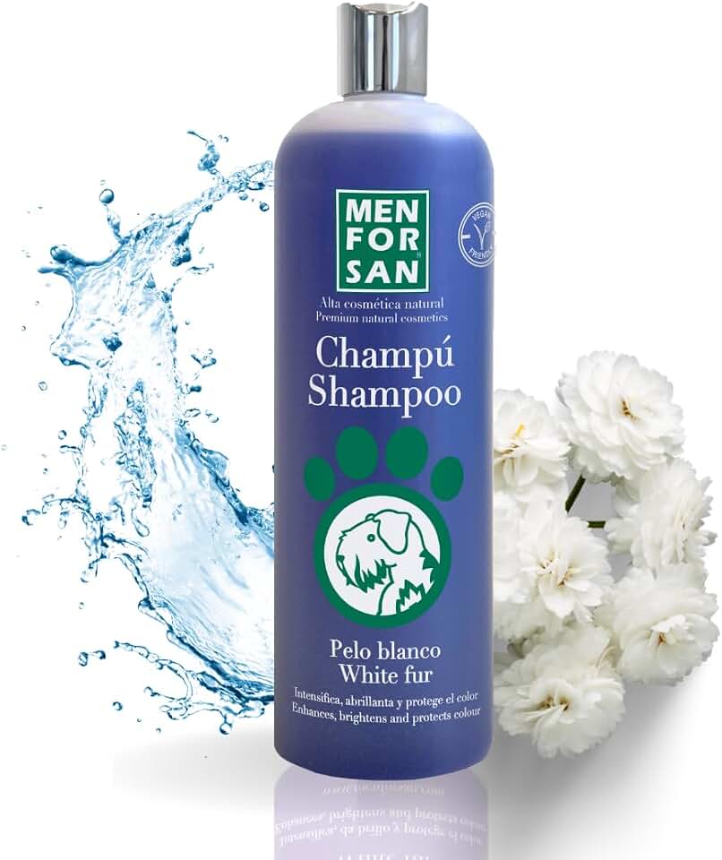 MENFORSAN Champú Perros Pelo Blanco 1L