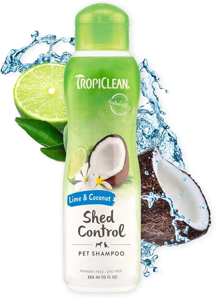 TropiClean Lime & Coconut Champú para perros Deshedding