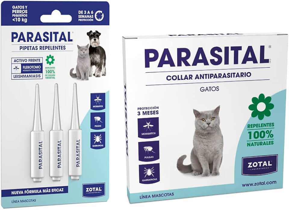 Zotal Parasital pack collar gatos + pipeta perros pequeños