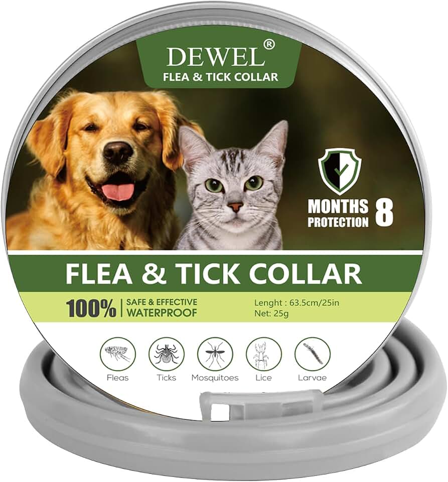 DEWEL Collar antiparasitario 6-8 meses