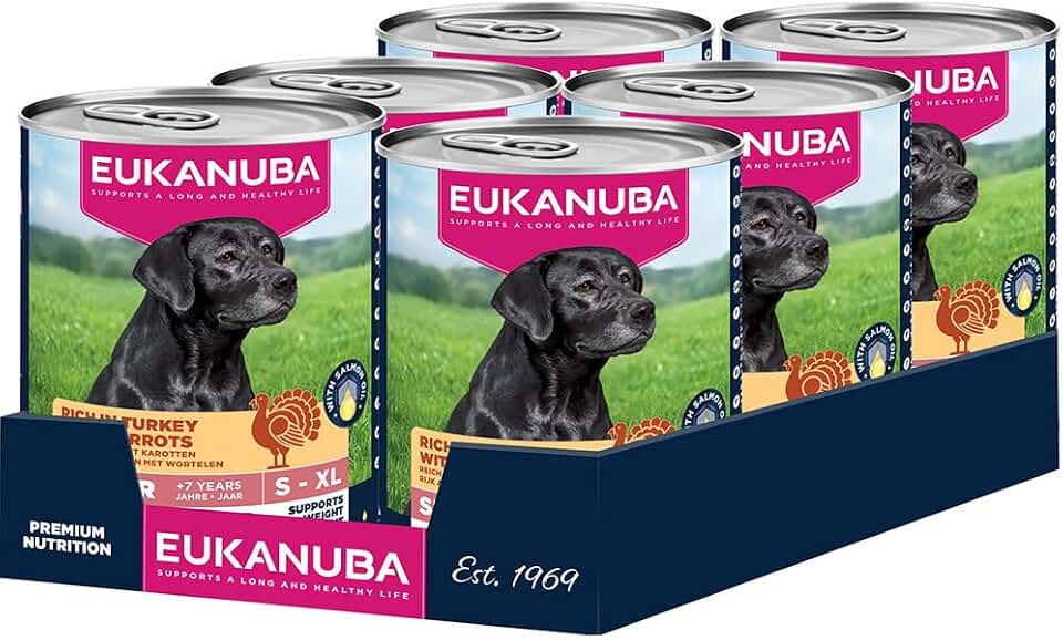 Eukanuba Senior Comida Húmeda Perros con Pavo y Zanahoria