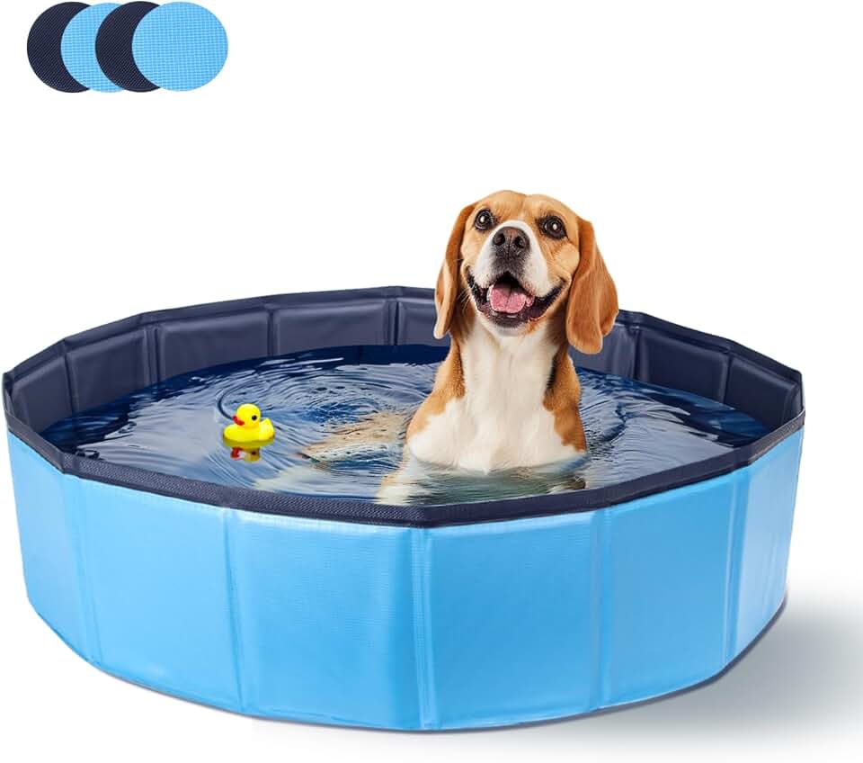 Nobleza Piscina para Perros Plegable 120x30cm