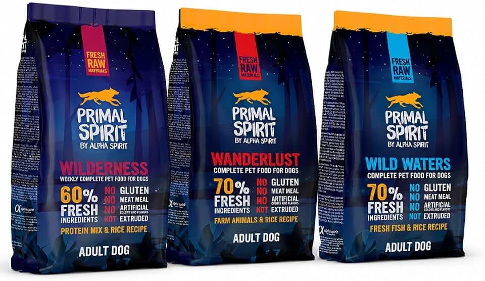 ANIMALUJOS - Primal Spirit Pack Surtido Pienso Semihúmedo