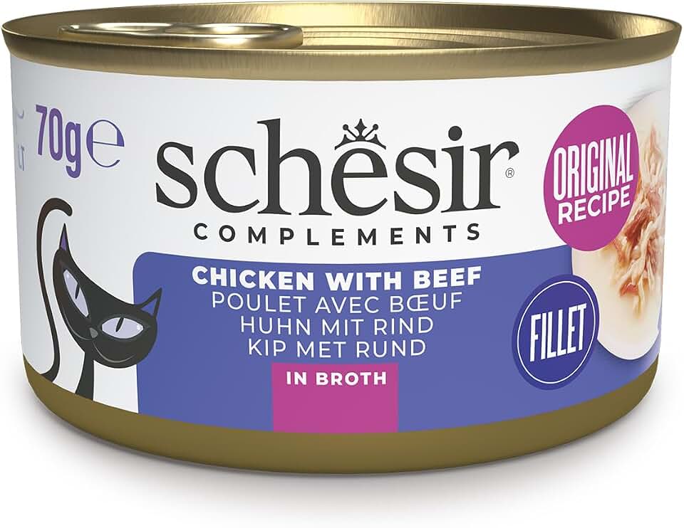 Schesir Filetes de Pollo con Ternera en Caldo