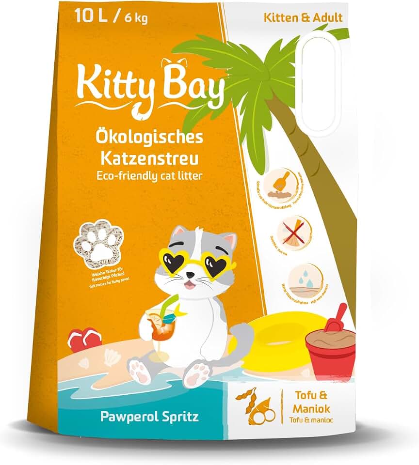 Kitty Bay Pawperol arena eco aglomerante sin polvo