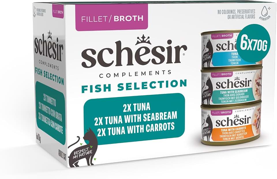 Schesir Variety Pack Alimento Húmedo Gatos en Caldo