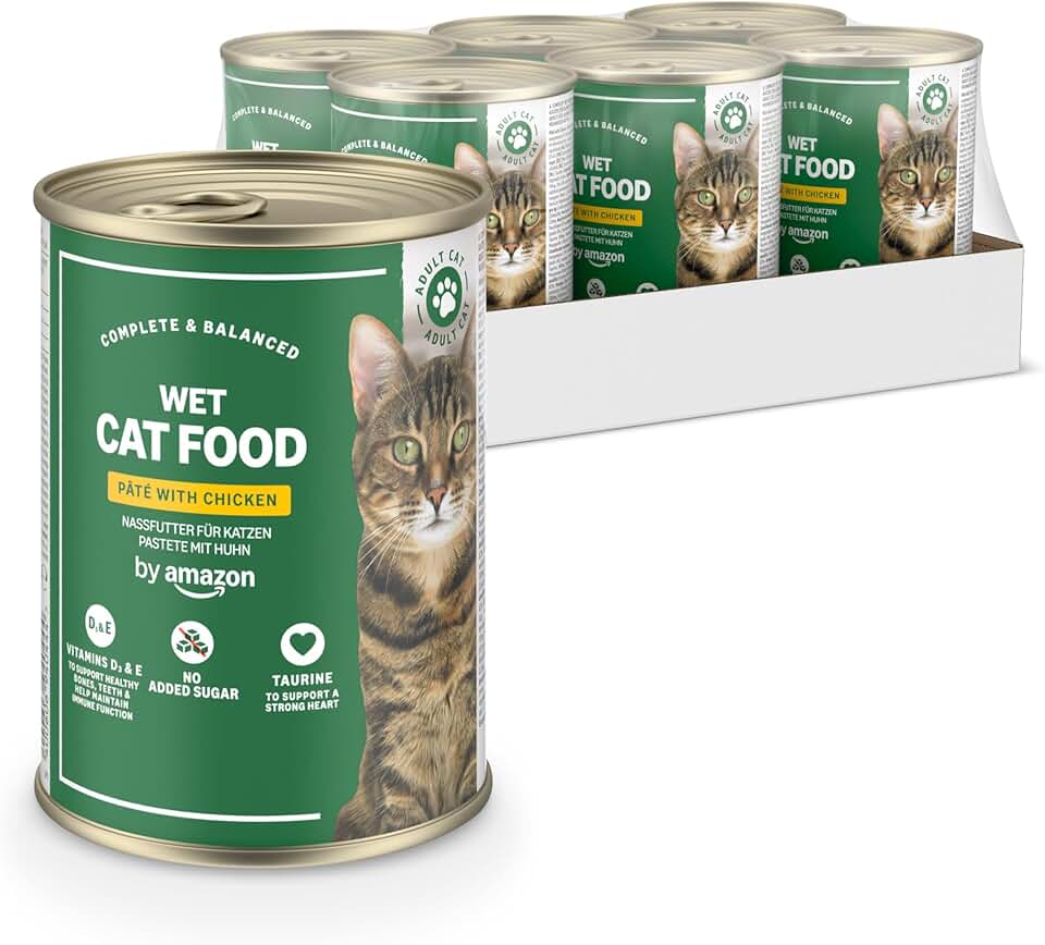 by Amazon Comida Húmeda sin cereales Gatos