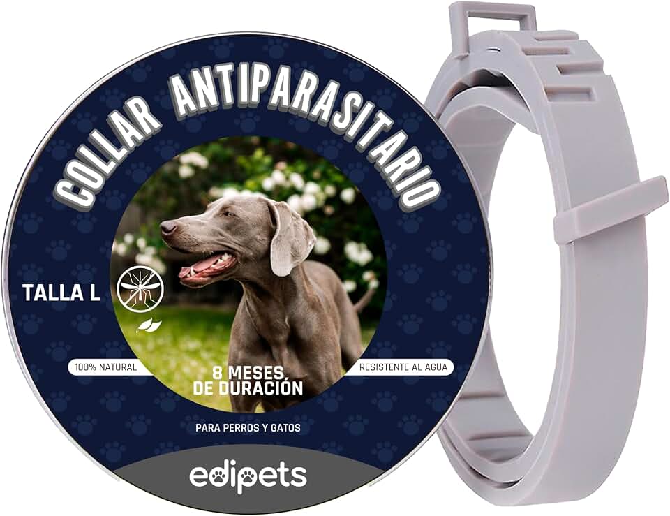 Edipets Collar antiparasitario eficaz contra pulgas