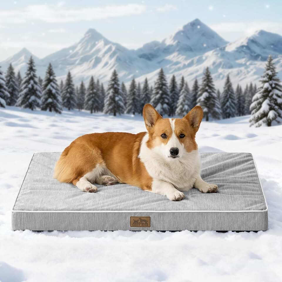 COZY KISS Cama Refrescante Ortopédica Perros Grandes L