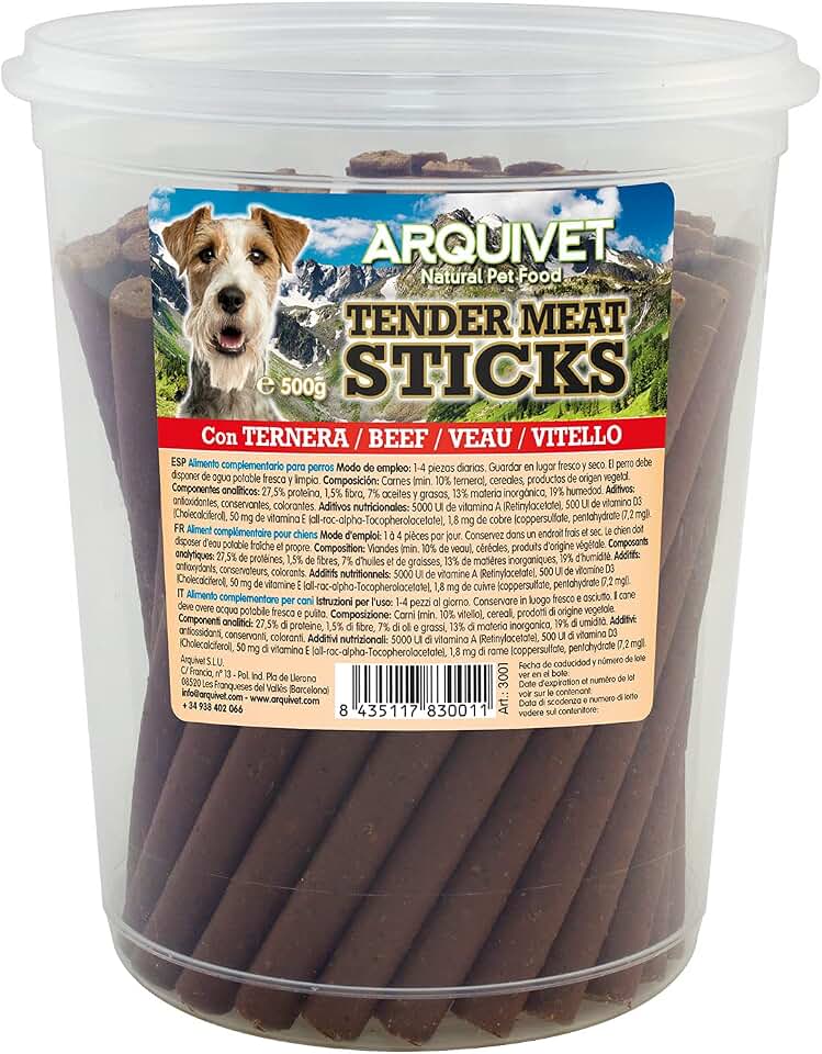 Arquivet Tender Meat Sticks Ternera 500 g