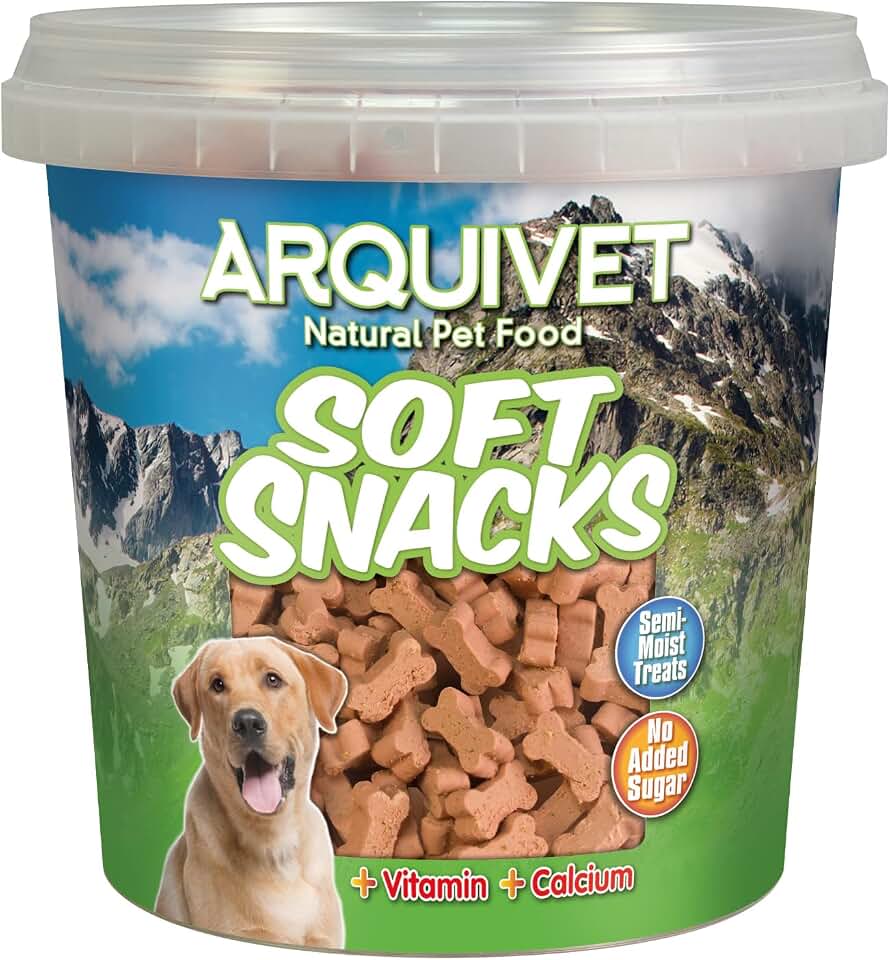 Arquivet Soft Snacks de salmón en forma de huesitos