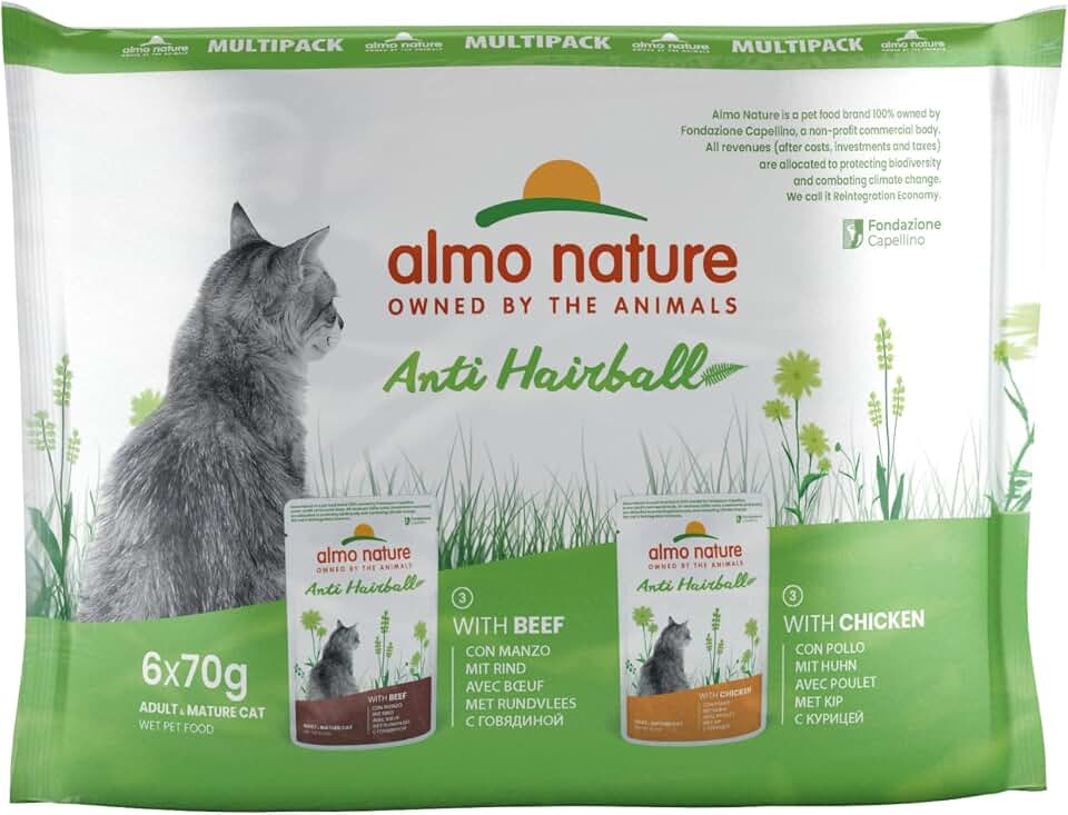 Almo Nature Functional Anti Hairball Comida Húmeda Gatos