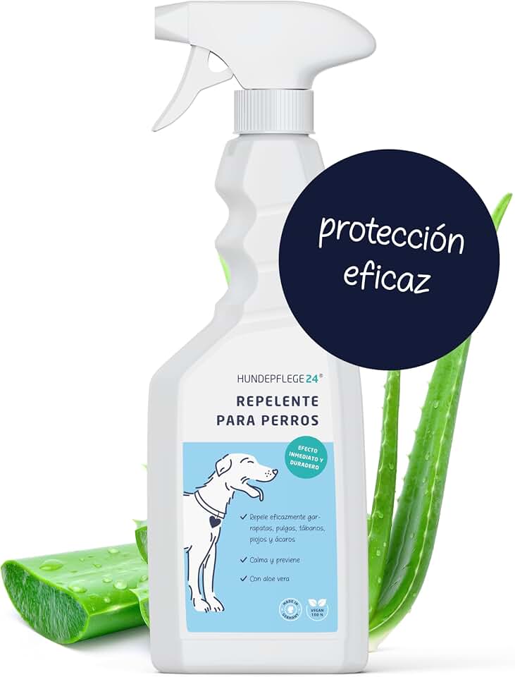 Spray antiparasitario para perros y gatos