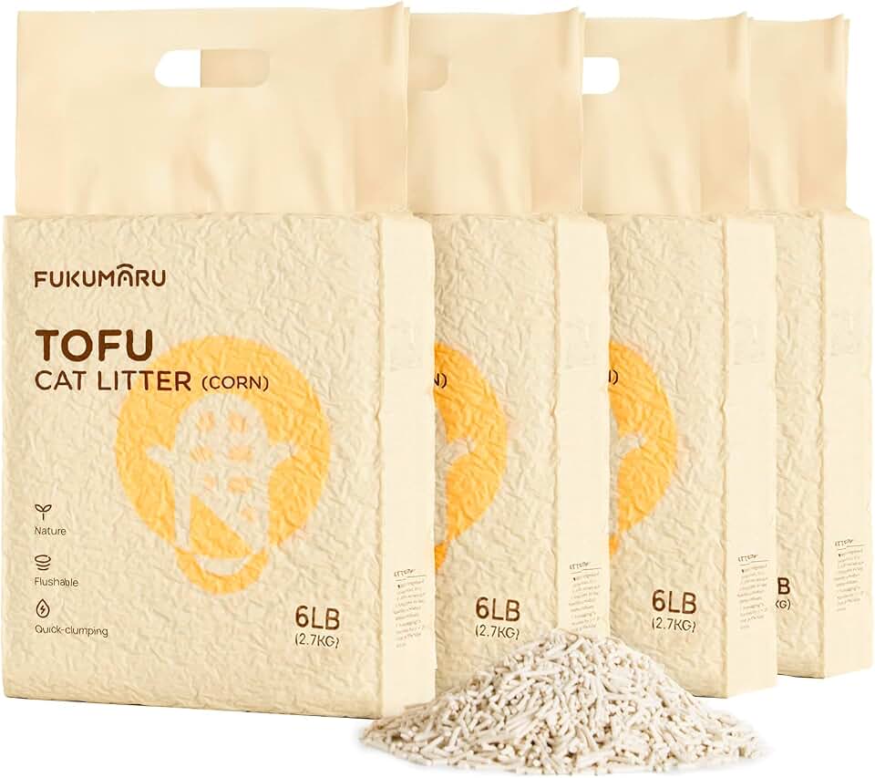 FUKUMARU Arena de tofu para gatos 10,8 kg