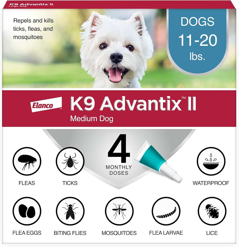 K9 Advantix II Teal 1ml 11-20lb 4pk