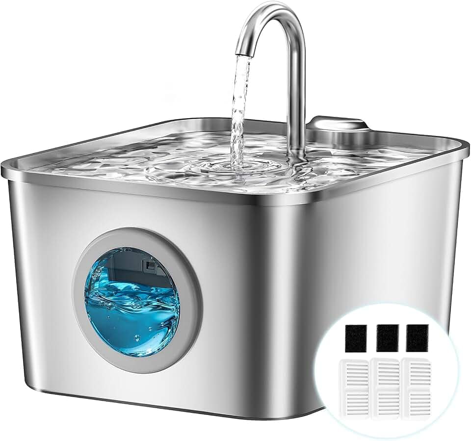 Fuente para Gatos Acero Inoxidable