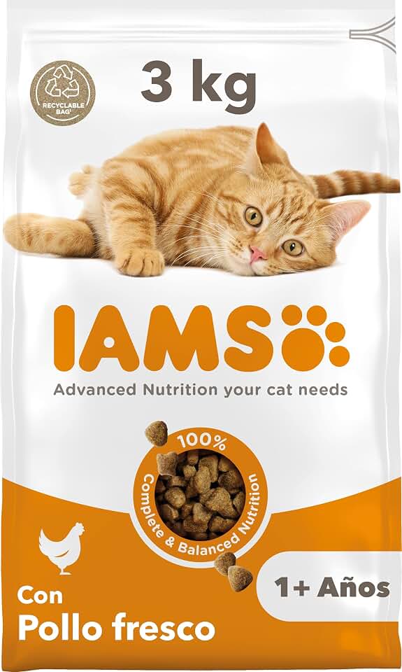 IAMS Alimento seco para gatos con pollo fresco