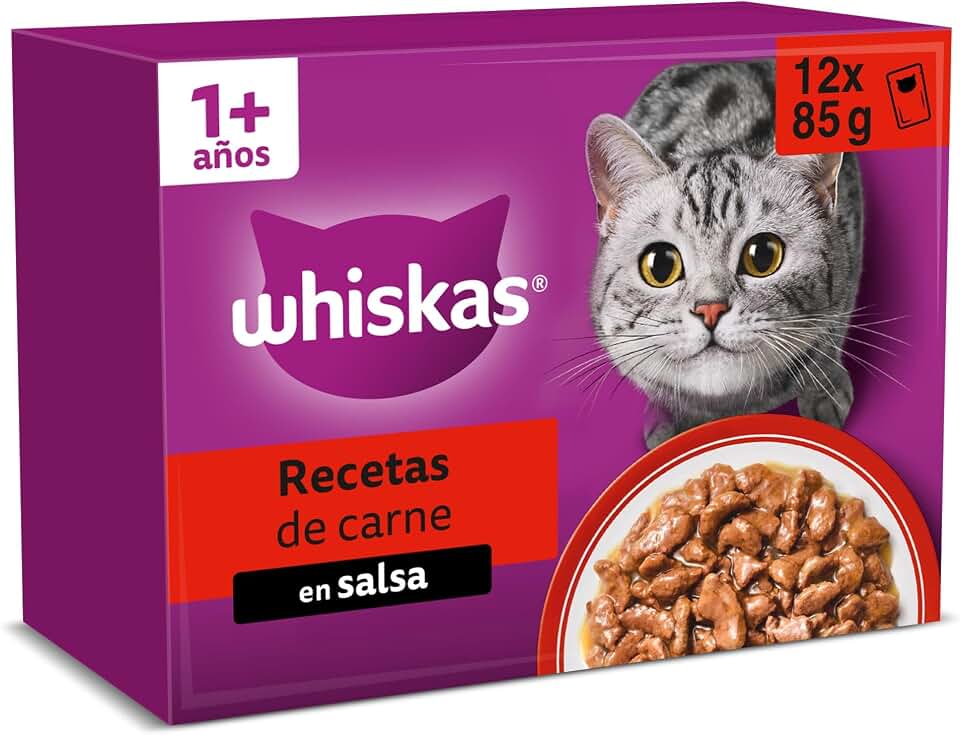 WHISKAS Duo Comida húmeda en Salsa Gatos Adultos Comb