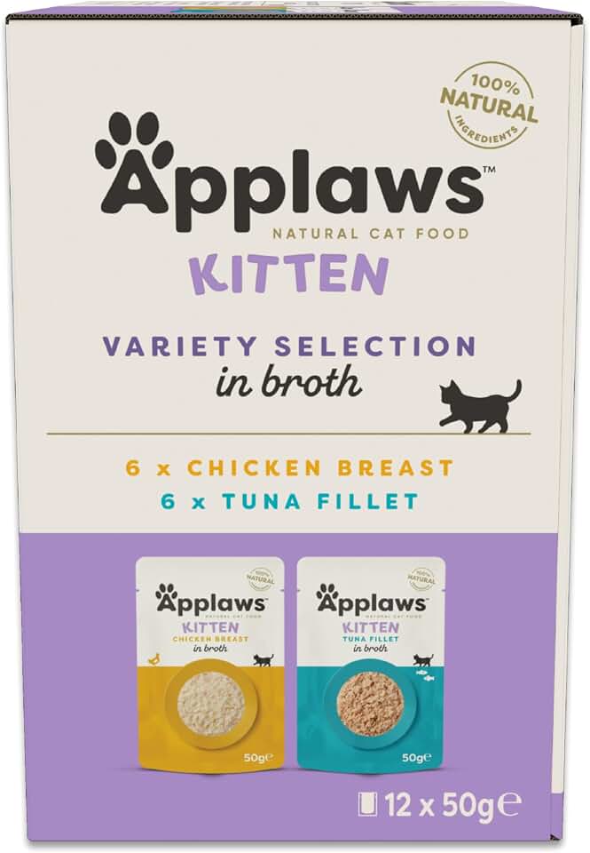 Applaws Comida Húmeda Gatitos 100% Natural Pollo y Atún