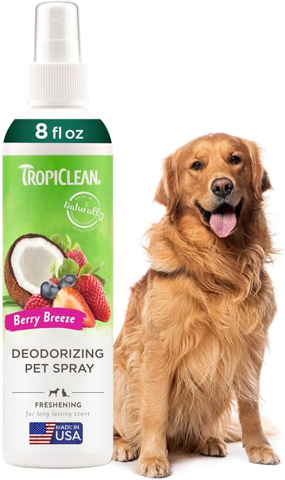 TropiClean Dog Spray Grooming Supplies- Spray Eliminador