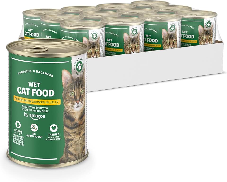 by Amazon Comida Húmeda sin cereales Gatos