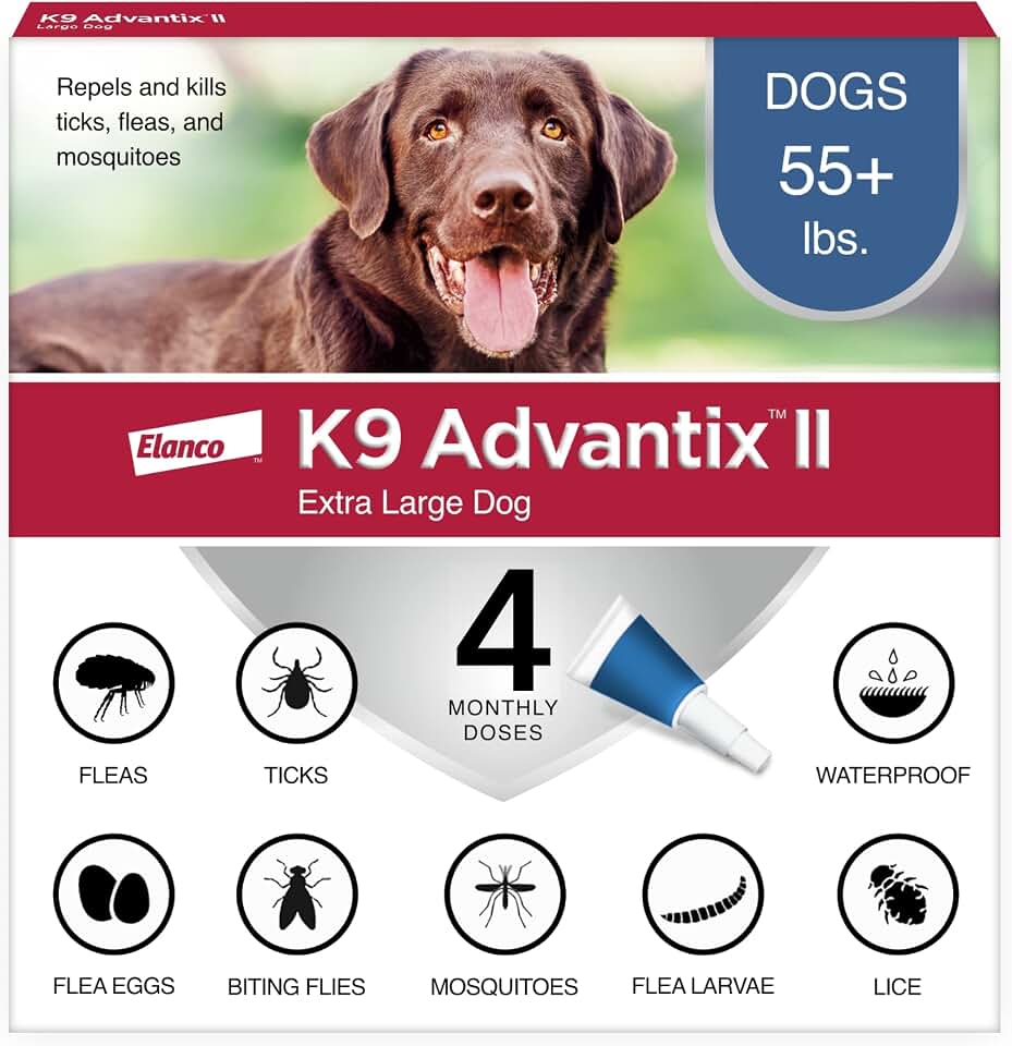 K9 Advantix Ii Blue 4ml 55lb And Over 4pk