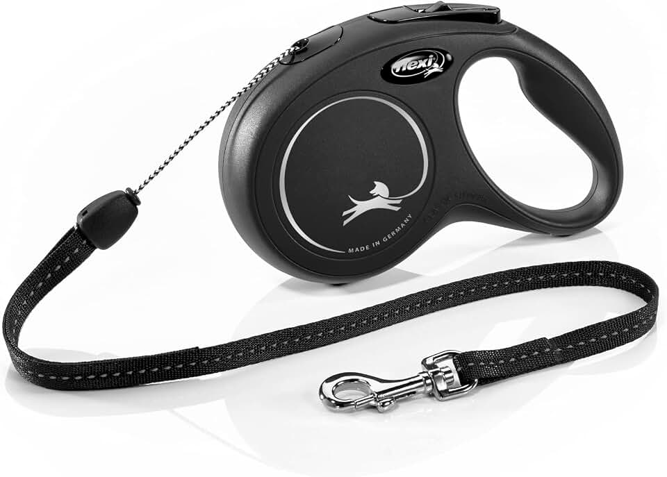 Flexi® Classic S Cordón 8 m Negro