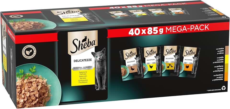 Sheba Delicatezze Comida Húmeda para Gatos