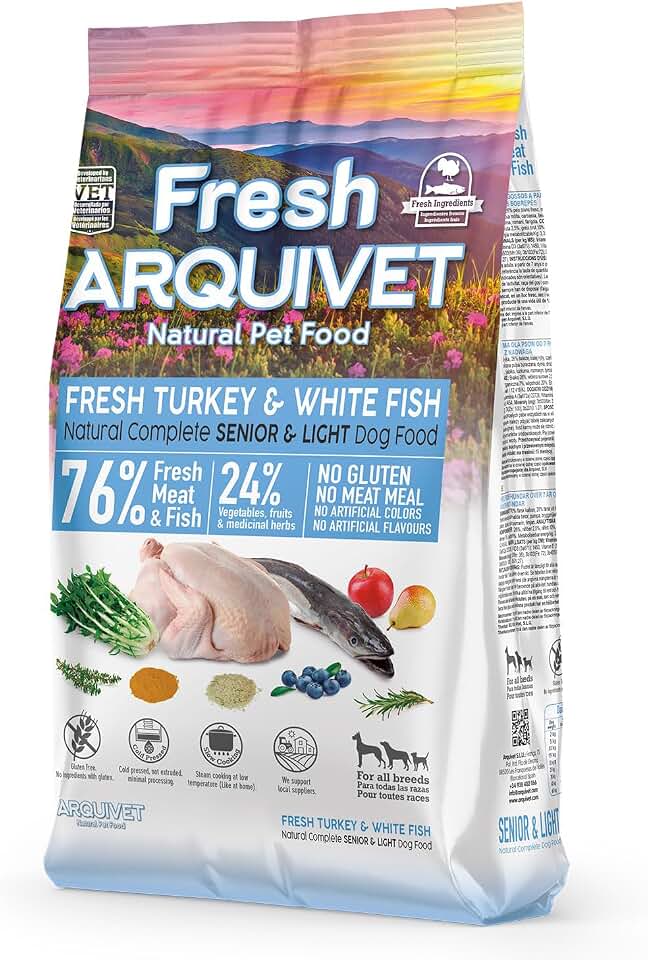 Arquivet Fresh Senior Light Pavo & Pescado Blanco 2,5Kg