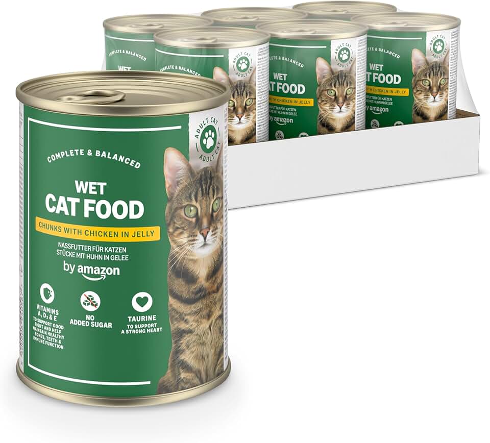 by Amazon Comida Húmeda sin cereales Gatos