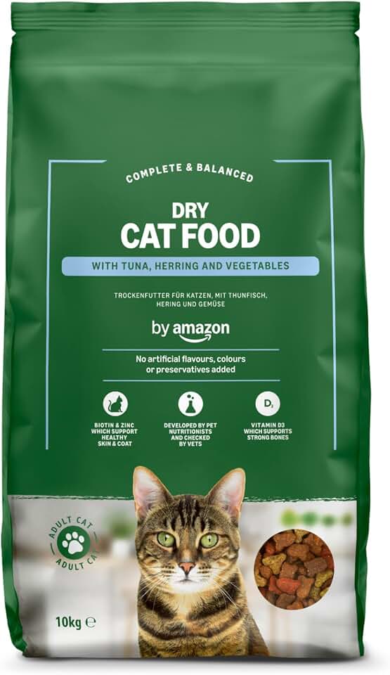 by Amazon Alimento seco para gatos adultos con atún