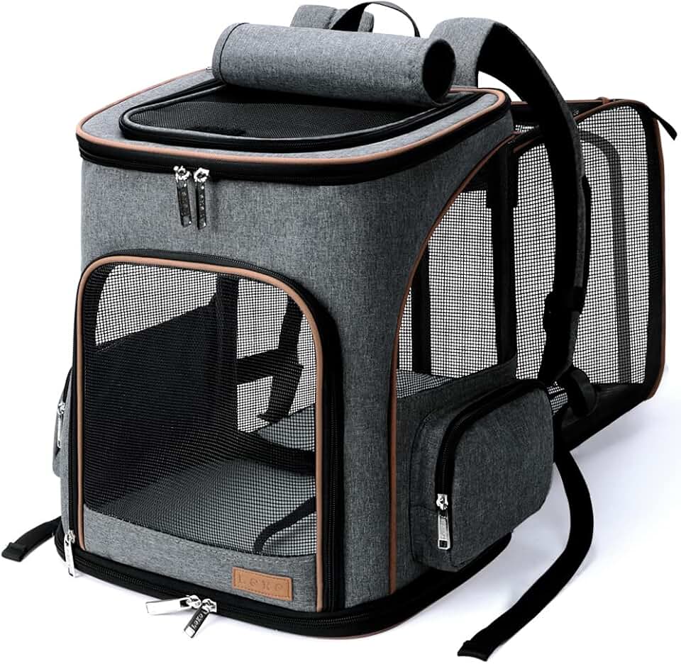 Lekesky Mochila Transportín Expandible para Coche/Avión