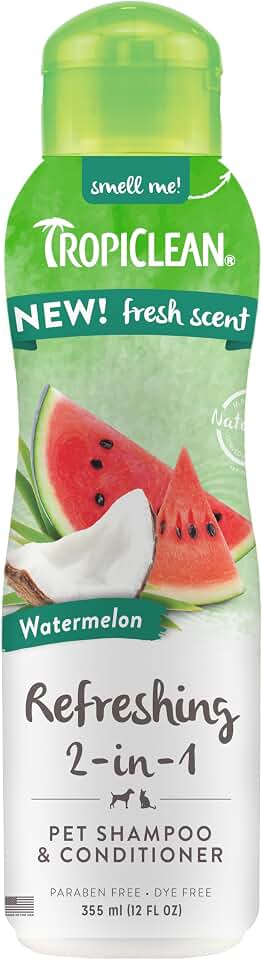 TropiClean Champú y Acondicionador Sandía 2en1