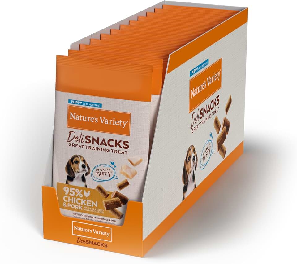 Nature's Variety Deli Snacks para cachorros con pollo