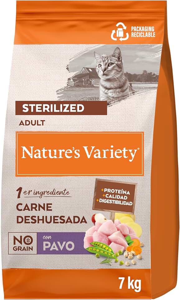 Nature's Variety No Grain Pienso para gatos esterilizados
