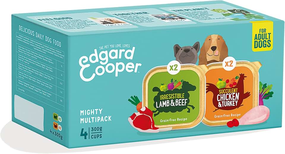 Edgard & Cooper Comida Húmeda Perros Adultos 4 x 300g