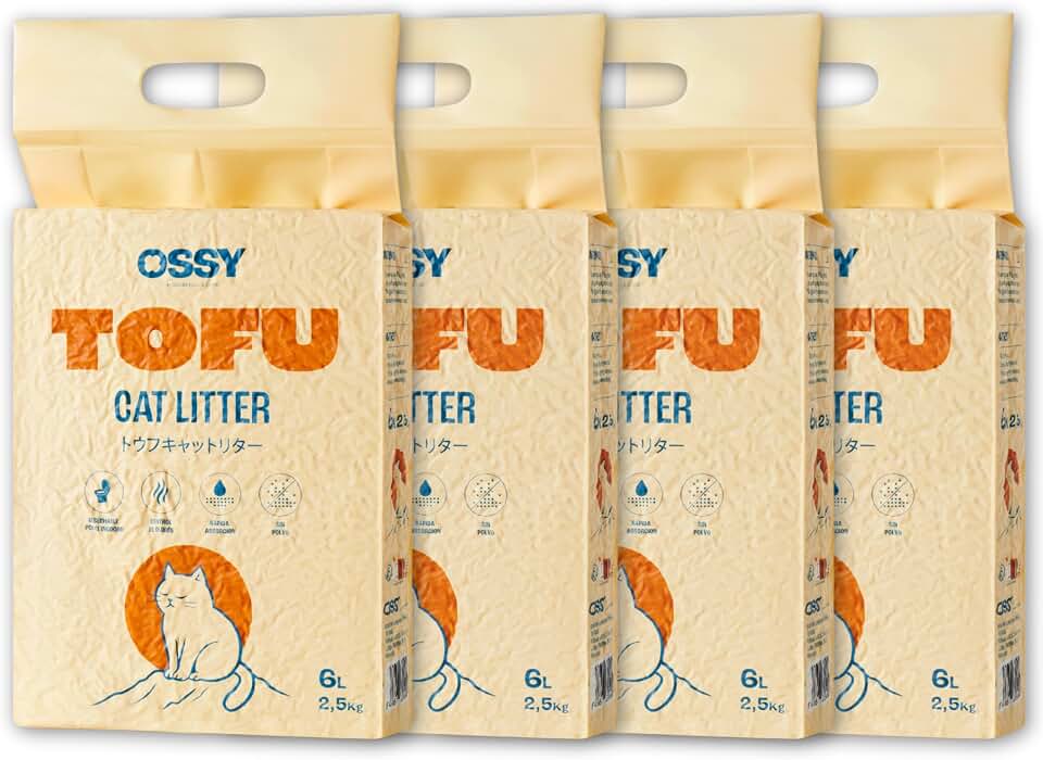 OSSY Arena de tofu X4 10 kg / 24 L