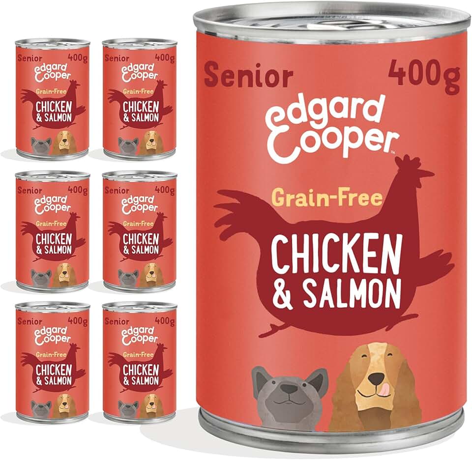 Edgard & Cooper Comida Húmeda Perros Senior Latas Paté 400g
